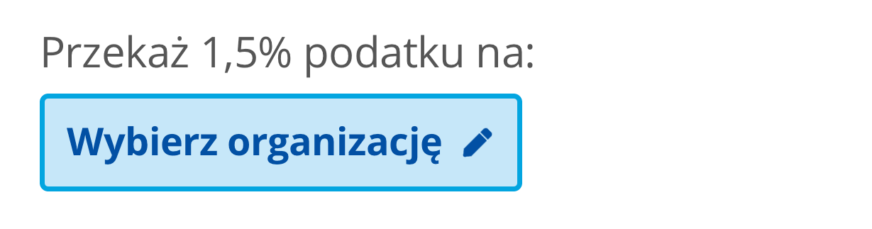 Instrukcja wyboru organizacji